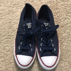 Converse navy lace NWOT